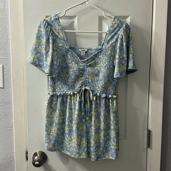 Cato Floral Print Babydoll Top medium - Picture 1 of 7